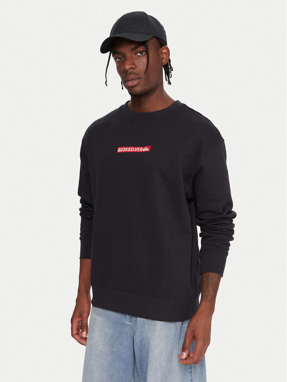 Quiksilver Quiksilver Pulóver Dna EQYFT05120 Fekete Oversize