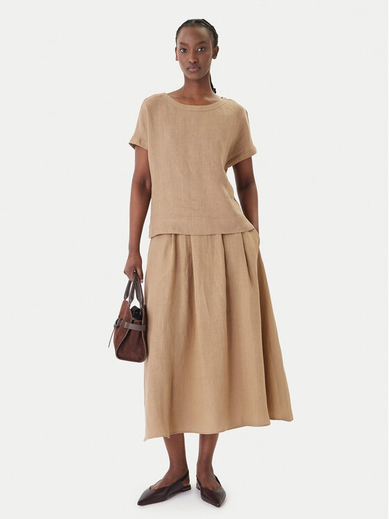 Marella Marella Тишърт Geyser 2615111132 Кафяв Regular Fit