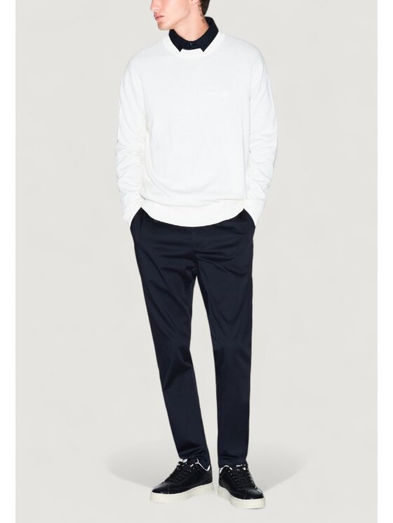 Armani Exchange Armani Exchange Maglione PULLOVER Bianco Over Fit