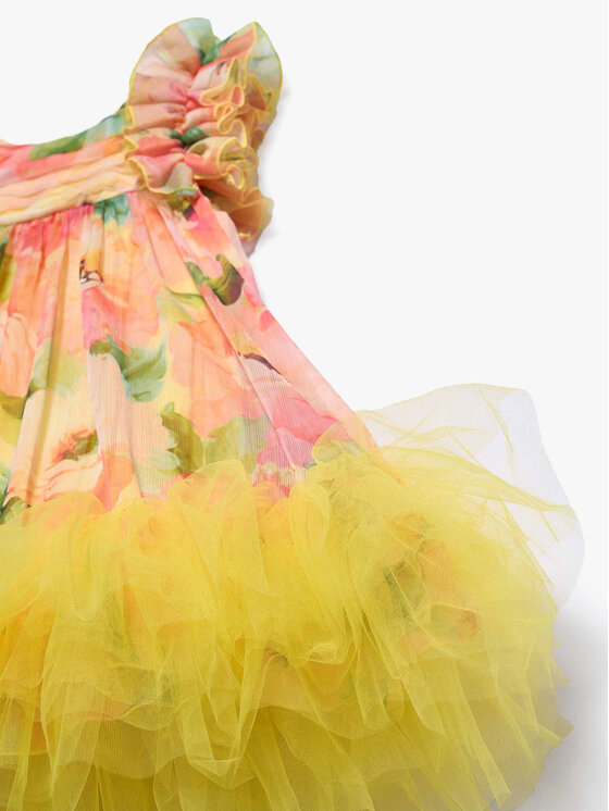 Abel & Lula Abel & Lula Vestito elegante 5040 Giallo Regular Fit