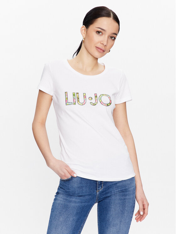 Liu Jo T-shirt VA3025 J5003 Bijela Regular Fit