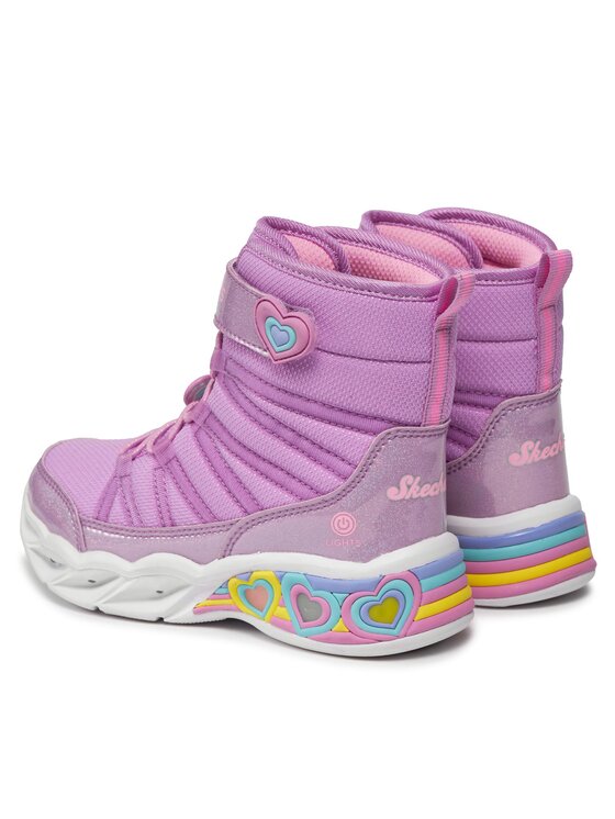 Skechers Skechers Μπότες Χιονιού Sweetheart Lights 302661L/LVTQ Ροζ