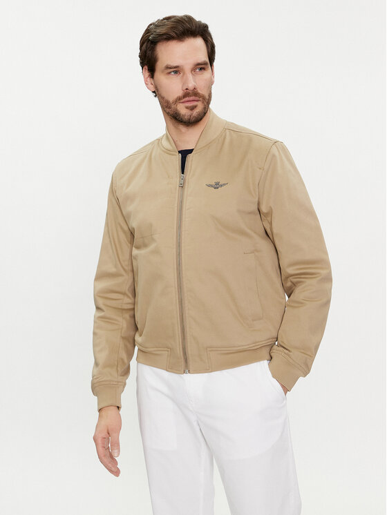 Aeronautica Militare Bomber 241AB2139CT3247 Bež Regular Fit