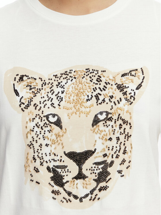 LOLA CASADEMUNT LOLA CASADEMUNT T-Shirt MS2615009 Biały Regular Fit
