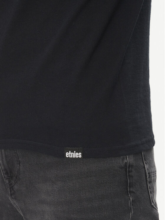 Etnies Etnies T-Shirt New Box 4130002282 Czarny Regular Fit