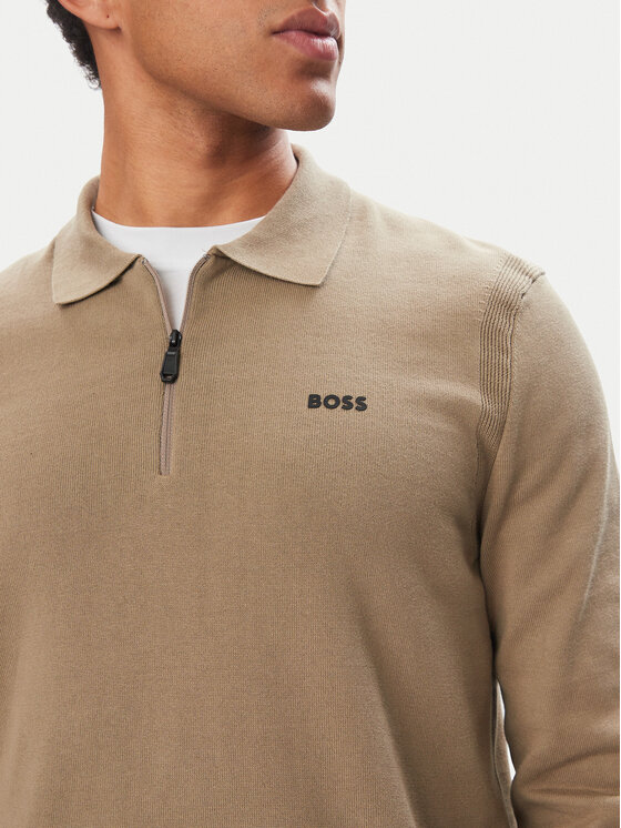 BOSS BOSS Sweter Ever  50551688 Beżowy Regular Fit