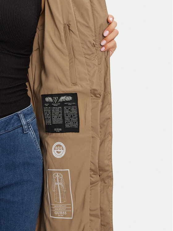 Guess Guess Zimski plašč New Olga W4BL41 WEX52 Bež Regular Fit