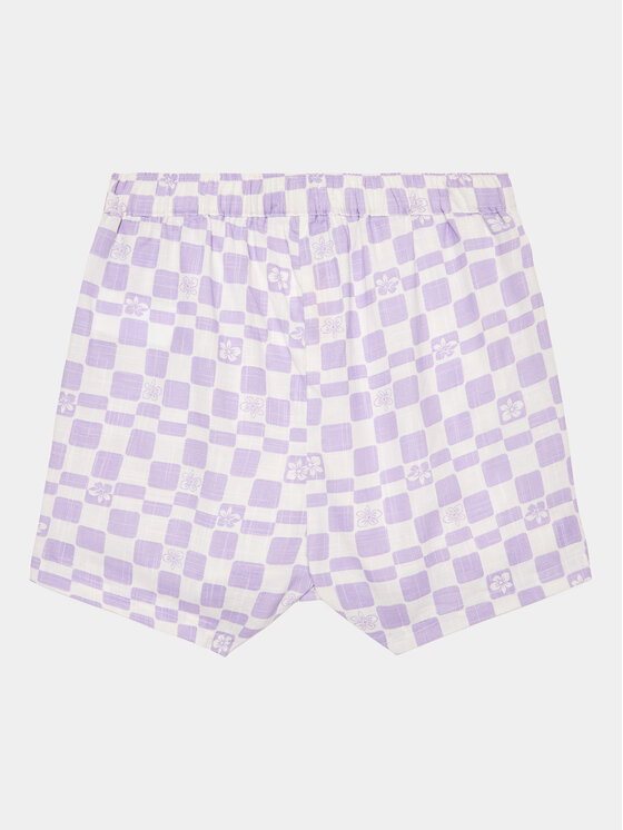 Roxy Roxy Pantaloni scurți sport All Over Again ERGNS03137 Violet Relaxed Fit