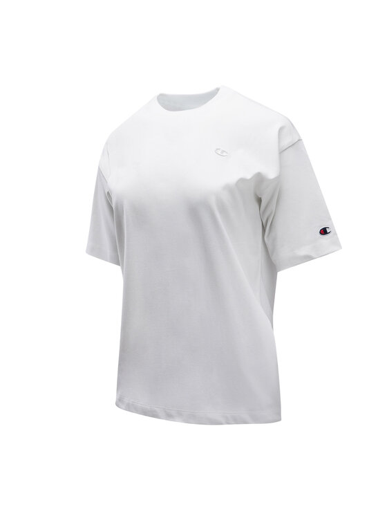 Champion Champion T-Shirt 116692-WW033-BDB_M Biały Oversize