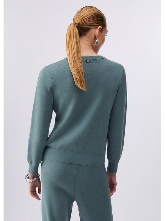 Liu Jo Liu Jo Maglione TA6043MS59L76009 Verde Regular Fit