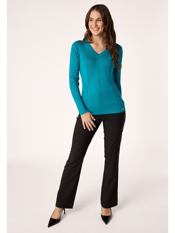 QUIOSQUE QUIOSQUE Sveter QUIOSQUE 6OO003804 Modrá Regular Fit