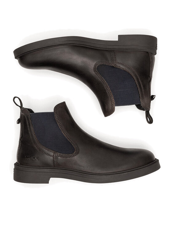 MEXX MEXX Kotníková obuv s elastickým prvkem BOSS-01 MI08 Hnědá