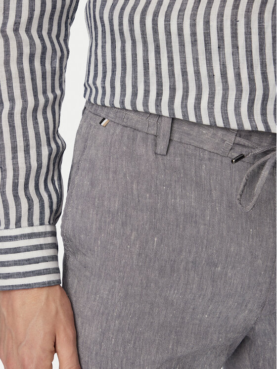 BOSS BOSS Kalhoty z materiálu H-Kane1-RDS 50557859 Modrá Modern Fit