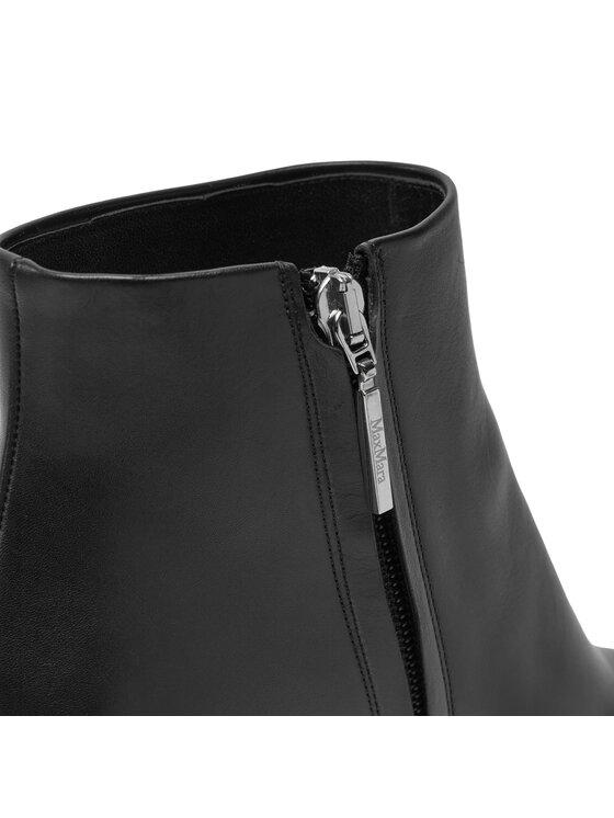 Max Mara Max Mara Členková obuv Mmbootie 24247960116 Čierna