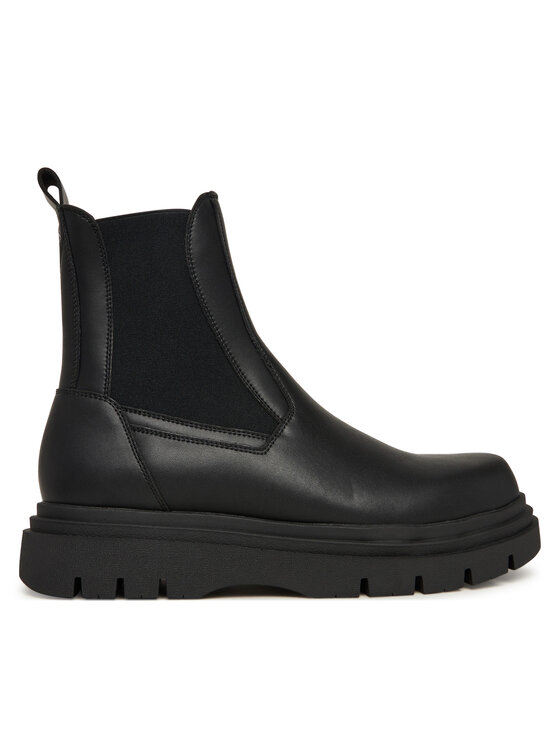 Guess Guess Боти тип челси FMFFER LEA10 Черен