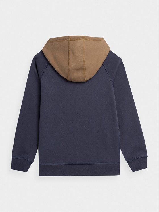 4F 4F Sweatshirt 4FJAW23TSWSM651 Dunkelblau Regular Fit