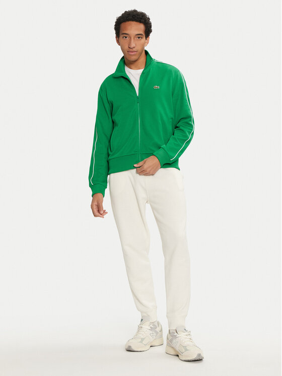 Lacoste Lacoste Majica dugih rukava SH1457 Zelena Regular Fit