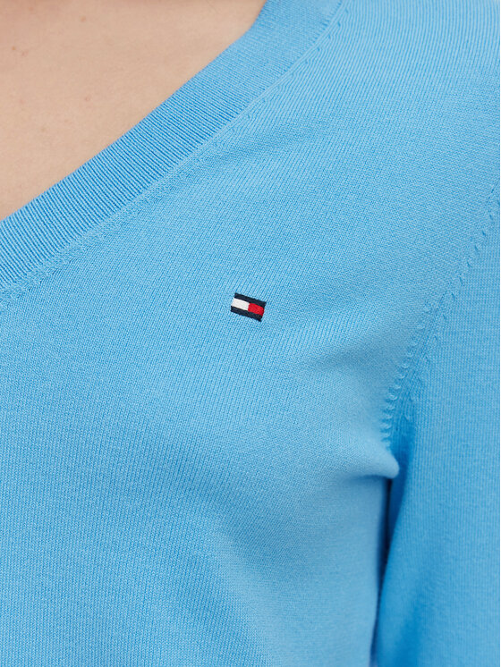 Tommy Hilfiger Tommy Hilfiger Pullover WW0WW40098 Blau Regular Fit