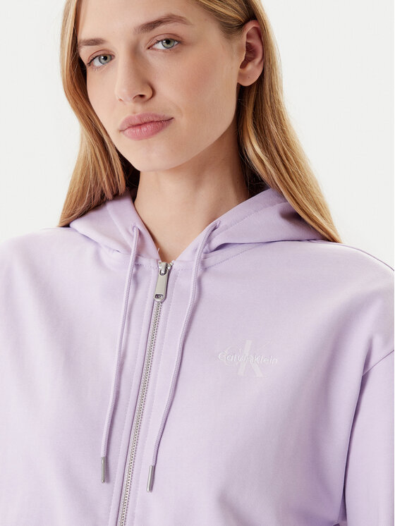Calvin Klein Jeans Calvin Klein Jeans Світшот Monologo LV047B270G Фіолетовий Regular Fit