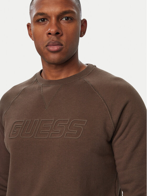 Guess Guess Світшот Z4YQ16 K9V31 Коричневий Regular Fit