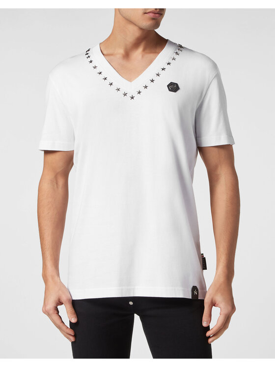 PHILIPP PLEIN PHILIPP PLEIN T-shirt 14849 Bianco Regular Fit