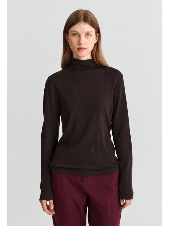 TATUUM TATUUM Sweter NEKORI 1 Brązowy Classic Fit