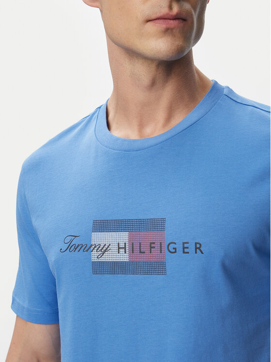Tommy Hilfiger Tommy Hilfiger T-shirt MW0MW43226 Plava Regular Fit