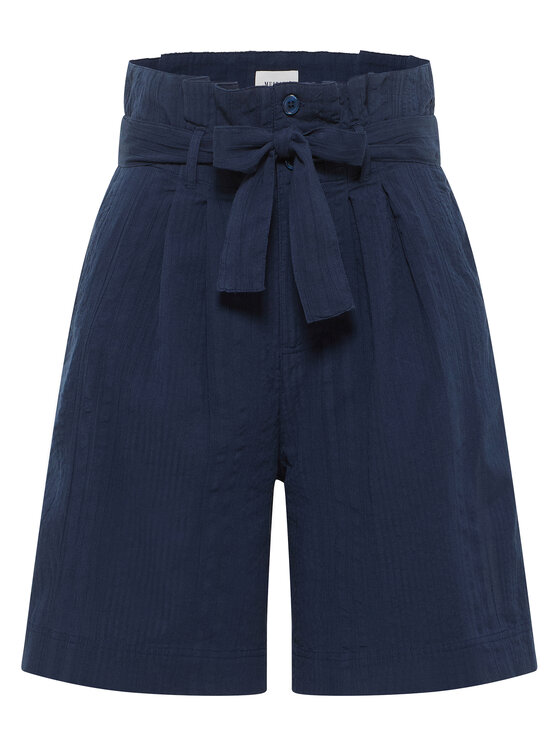 Mustang Mustang Шорти з тканини Darrah 1016586 Cиній Relaxed Fit
