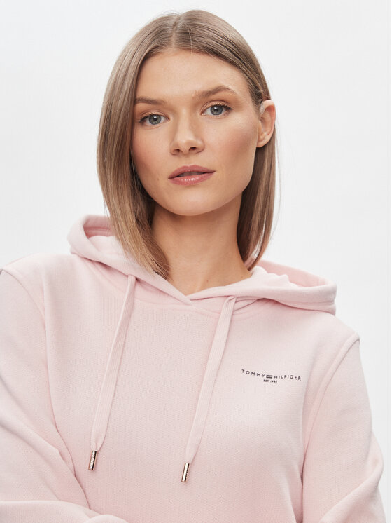 Tommy Hilfiger Tommy Hilfiger Pulóver 1985 WW0WW40274 Rózsaszín Relaxed Fit
