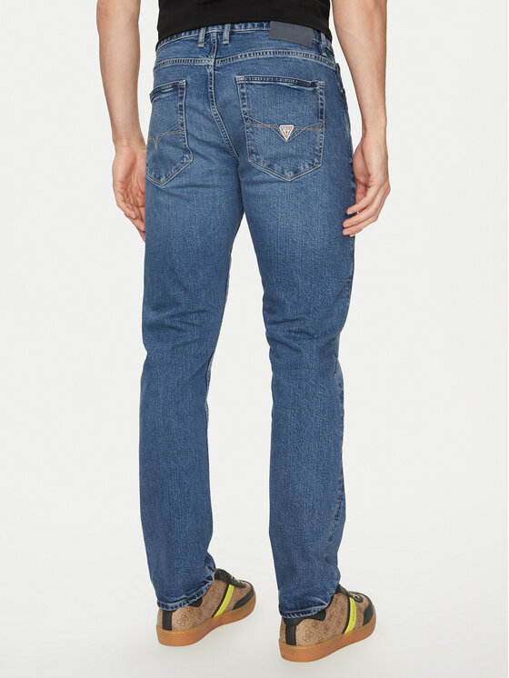 Guess Guess Blugi M5RAS2 D5KP2 Albastru Slim Fit