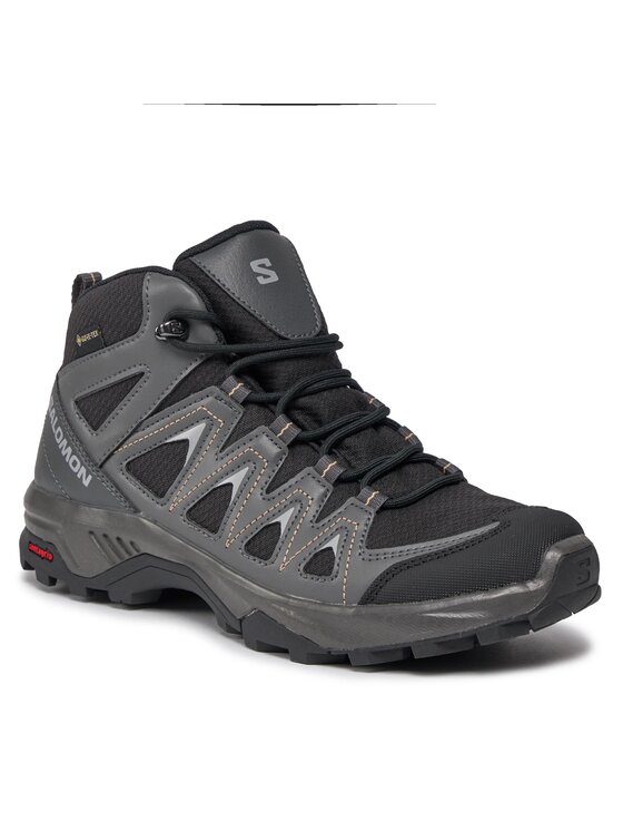 Salomon Salomon Pārgājienu apavi X Braze Mid GORE-TEX L47181200 Melns