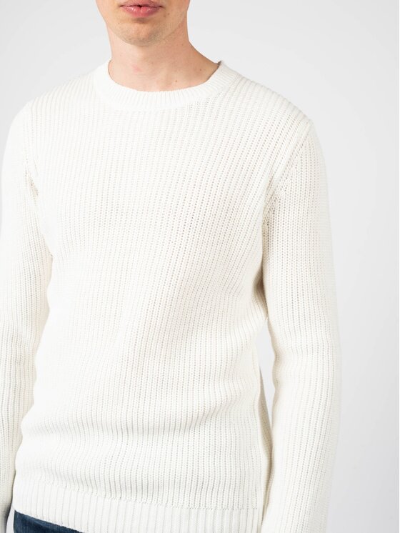 Antony Morato Antony Morato Svetr MMSW00918-YA100048 Bílá Regular Fit