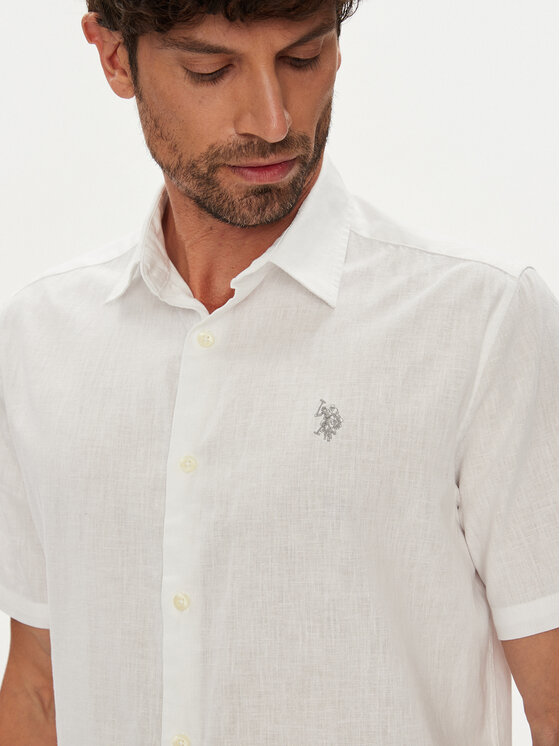 U.S. Polo Assn. U.S. Polo Assn. Πουκάμισο MUP3254 Λευκό Regular Fit