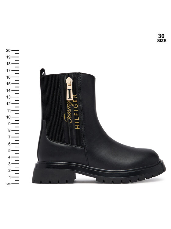 Tommy Hilfiger Tommy Hilfiger Botki Ashlyn T3A5-35161-1355 M Czarny