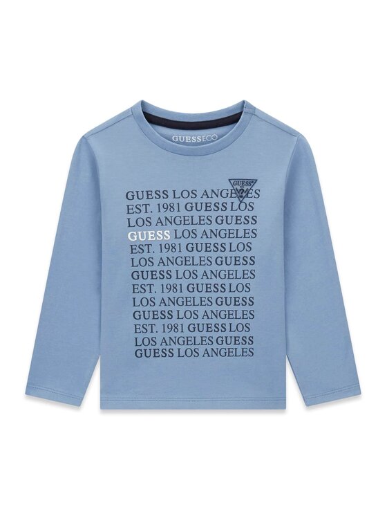 Guess Kids Guess Kids T-Shirt 185388 Niebieski Classic Fit