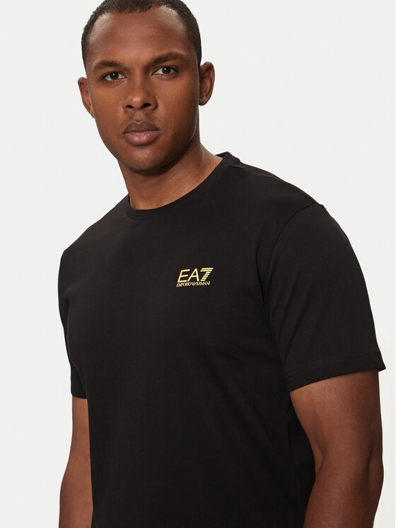EA7 Emporio Armani EA7 Emporio Armani Póló 8NPT25 PJVPZ 0208 Fekete Regular Fit