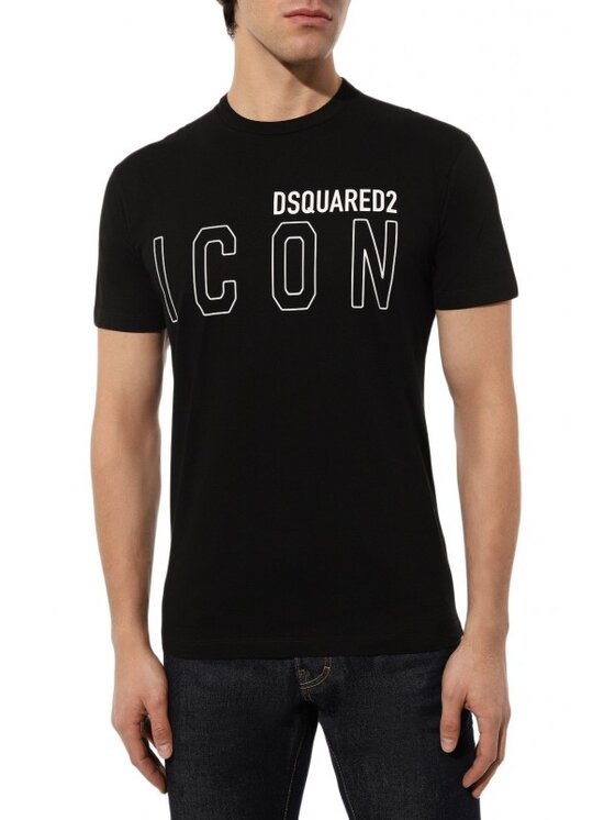 Dsquared2 Dsquared2 T-Shirt S79GC0063 S23009 980 Černá Regular Fit