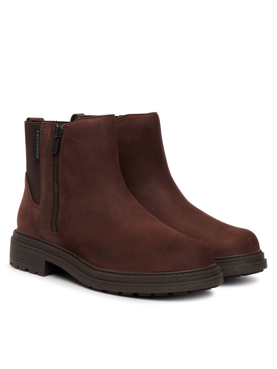 Clarks Clarks Боти Orinoco 3 zip Wp 26327123 Тъмнокафяв