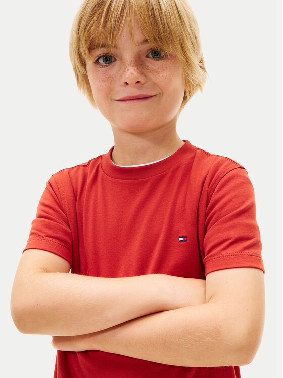 Tommy Hilfiger Tommy Hilfiger Majica KB0KB06879 Rdeča Regular Fit