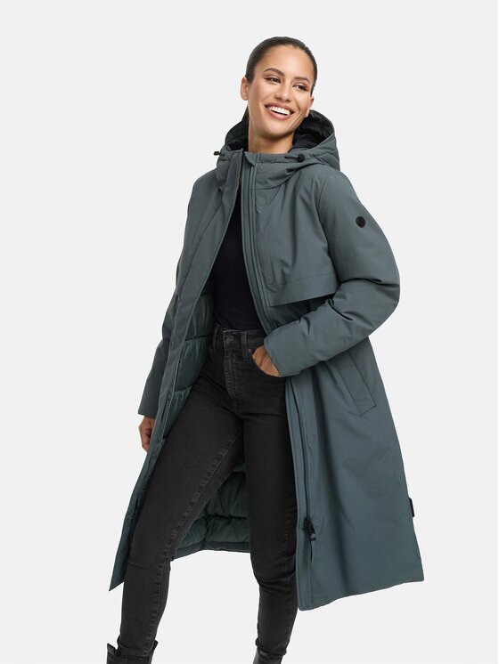 Navahoo Navahoo Kurtka zimowa Eismelodie Zielony Regular Fit