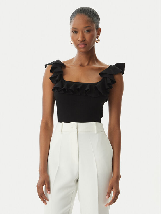 MICHAEL Michael Kors MICHAEL Michael Kors Särkpluus MS661G033D Must Slim Fit