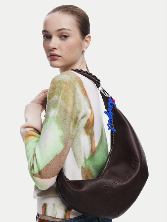 Desigual Desigual Torbica Half Logo Zante 25WAXPAX Smeđa