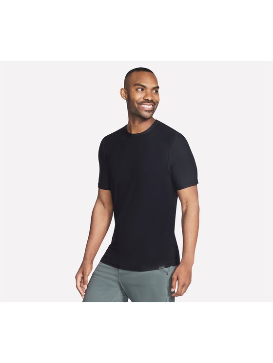 Skechers Skechers T-Shirt TS107B-BLK Czarny Regular Fit