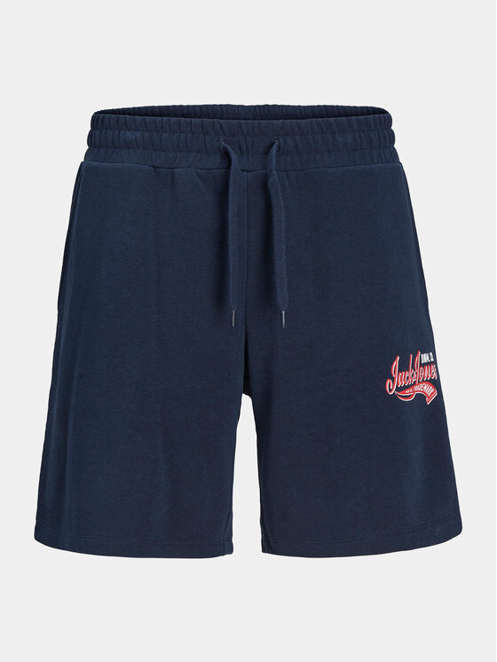 Jack&Jones Junior Jack&Jones Junior Sportske kratke hlače Logo 12257300 Tamnoplava Slim Fit