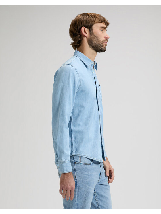 Lee Lee Koszula SURE SHIRT Niebieski Regular Fit