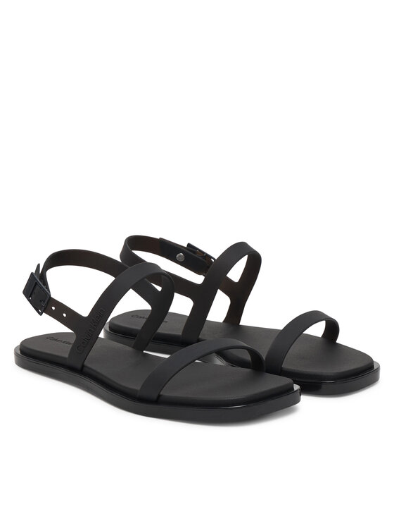 Calvin Klein Calvin Klein Sandály Jelly Sandal Sling Mat Tran Tpu HW0HW02969 Černá