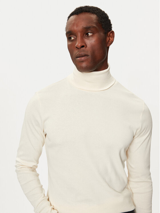 Tommy Hilfiger Tommy Hilfiger Rolák MW0MW36451 Écru Regular Fit