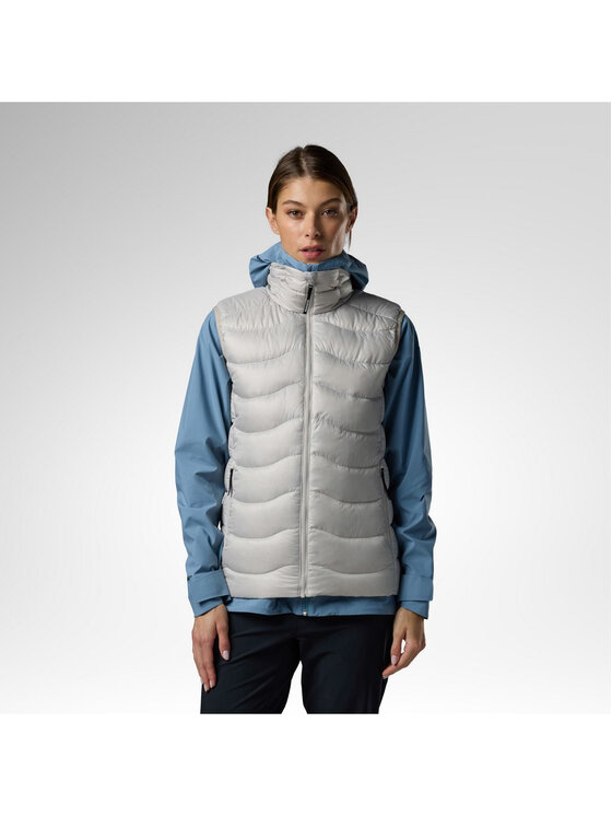 Rossignol Rossignol Kamizelka W Verok Down Vest Srebrny Regular Fit