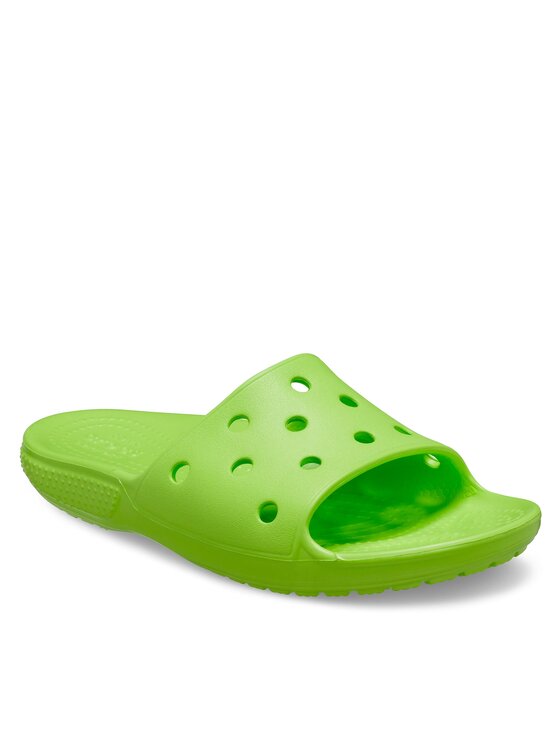 Crocs Șlapi Classic Slide Kids 206396 Verde