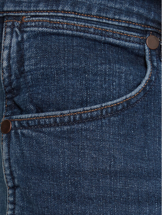 Wrangler Wrangler Džinsai Greensboro 112371010 Mėlyna Straight Fit
